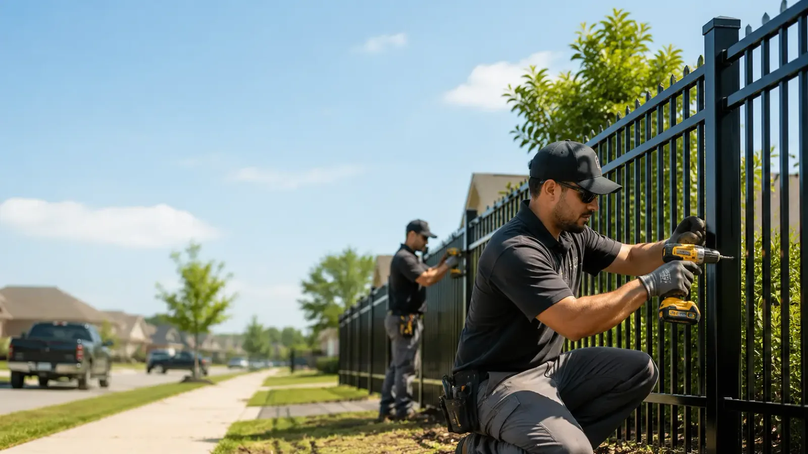 Metal Fence Installation in Waring, TX